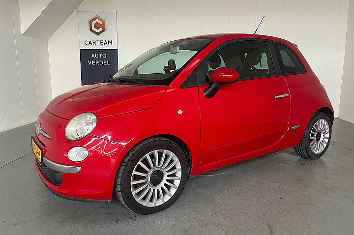 Fiat 500 0.9 TwinAir Sport Airco, NAV, LMV, Half leder